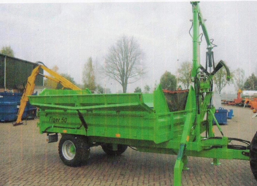 Kipper met opbouwkraan NN0249 Kipper met opbouwkraan 0 Dump trailers image 4