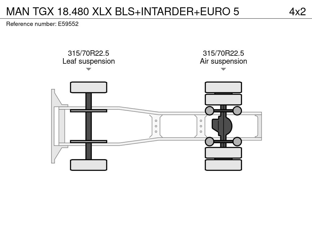 MAN TGX 18.480 XLX BLS+INTARDER+EURO 5 2011 E59552 TGX 18.480 XLX BLS+INTARDER+EURO 5 2011 1 image 11