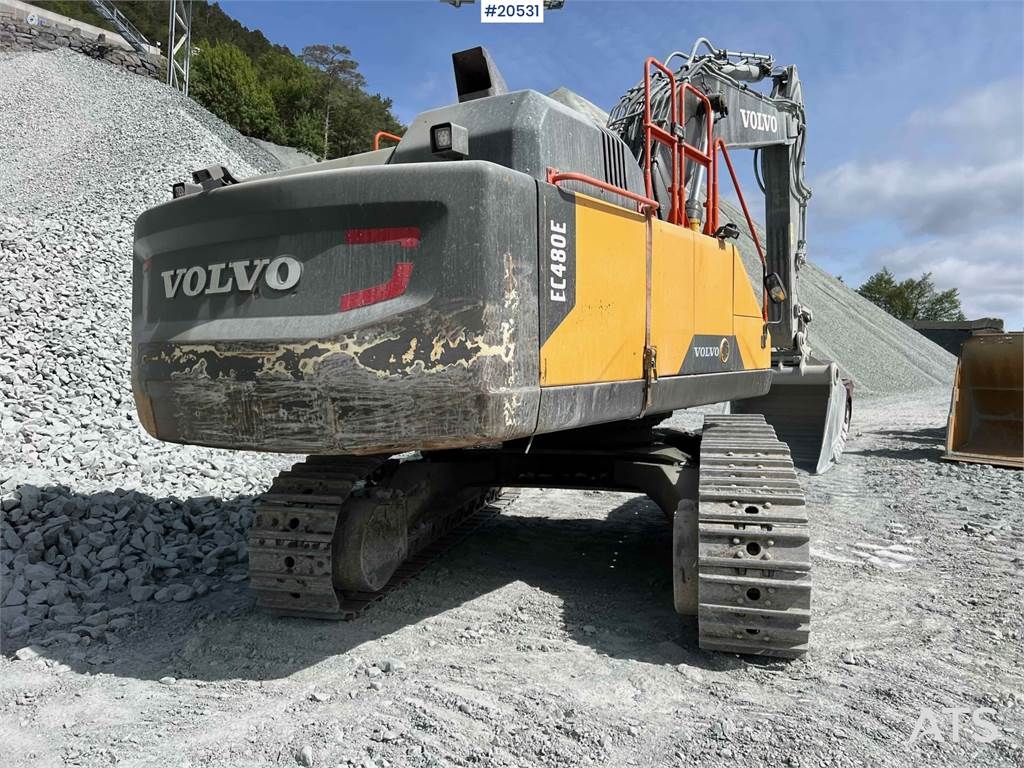 Volvo EC480 E excavator w/ cleaning bucket. WATCH VIDEO 2020 20531 EC480 E excavator w/ cleaning bucket. WATCH VIDEO 2020 ...