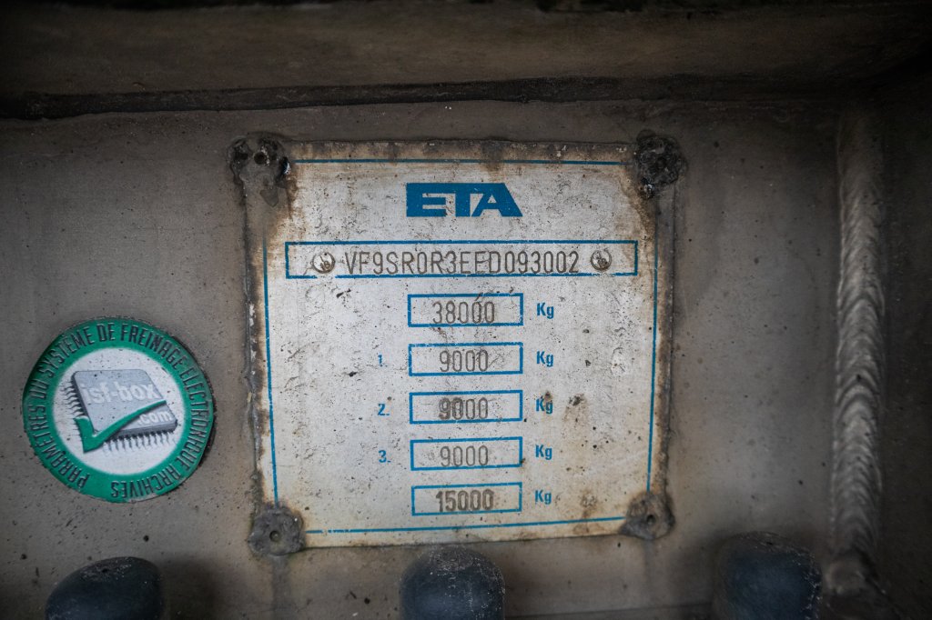 ETA CITERNE LAIT/MILCH/MILK 29000L 2012 E61295 ETA CITERNE LAIT/MILCH/MILK 29000L 2012 1 image 13
