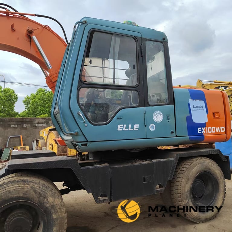 HITACHI Wheel Excavator EX100WD Low Price EX100WD 2019 1 Wheel Loaders image 3