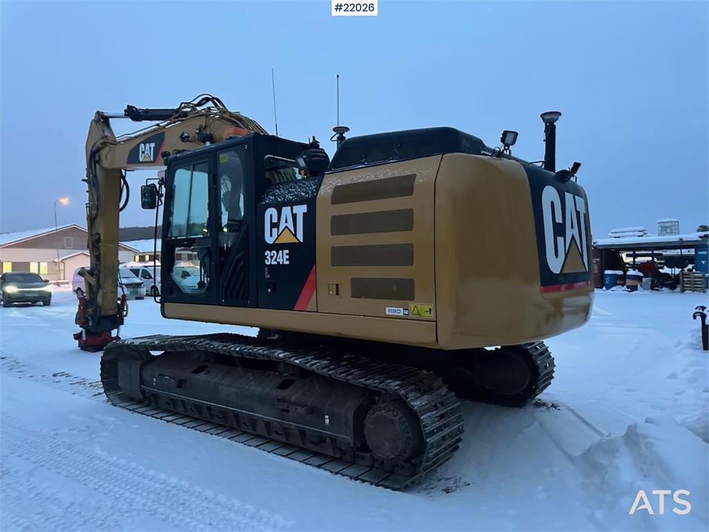 CAT 324E excavator with/ GPS and grading bucket. WATCH 2012 22026 324E excavator with/ GPS and grading bucket. WATCH 2012 ...