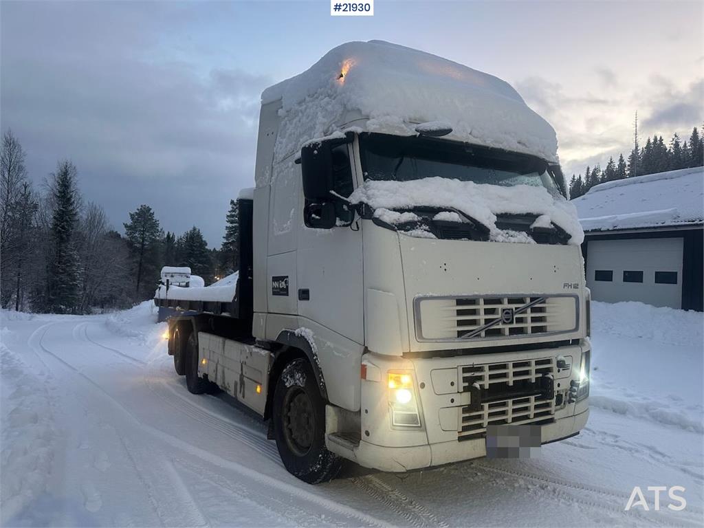 Volvo FH12 snow-plow equipped hook truck with flatbed – 2005 21930 FH12 snow-plow equipped hook truck with flatbed – 2005 ...