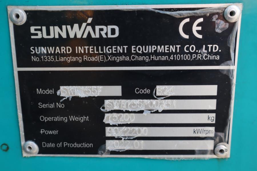 Sunward SWE155F CE certification, Diesel, Digging depth: 5 2022 SUNWARD - SWE155F - 90242 Sunward SWE155F CE certification...