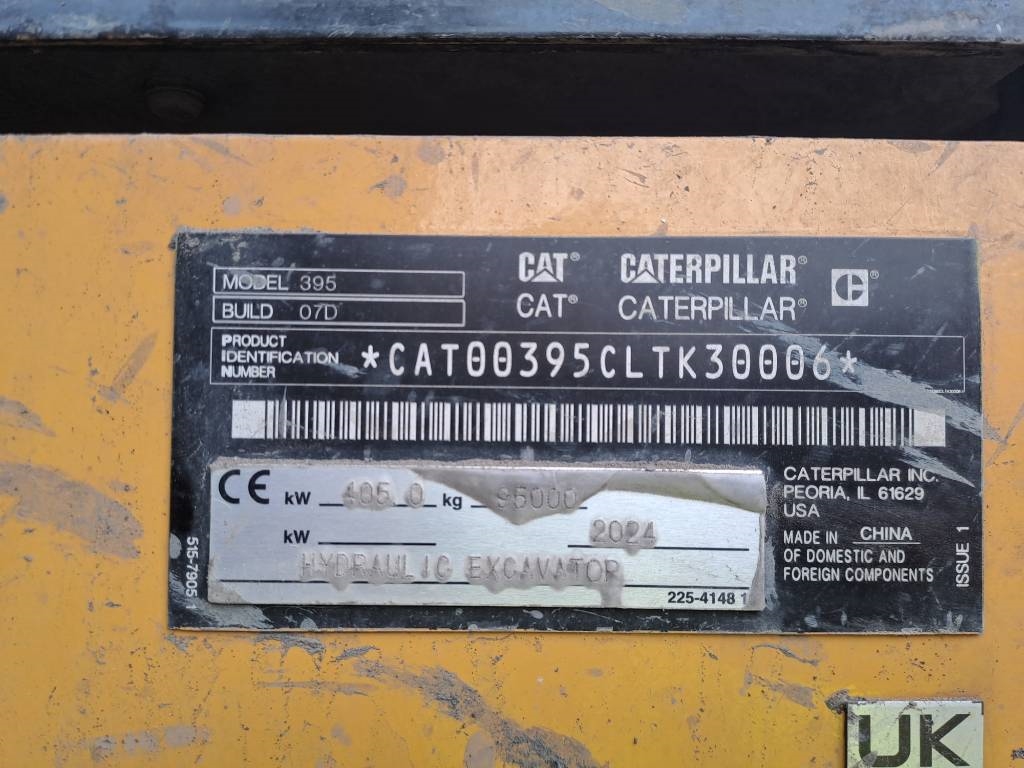 CAT 395 2024 ATR-1778 395 2024 1 Crawler Excavators image 10