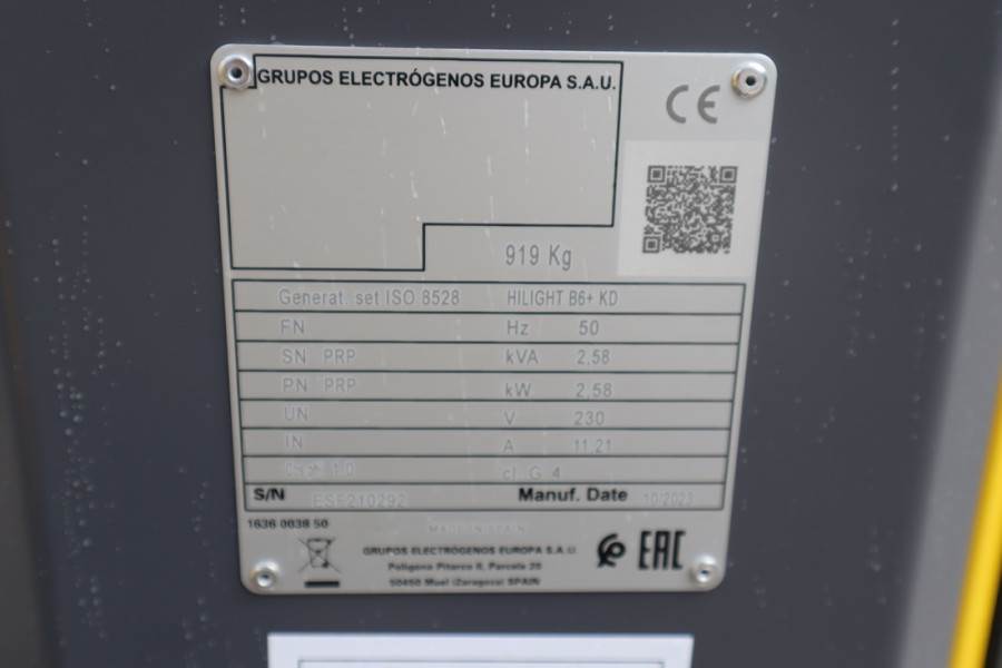 Atlas-Copco Hilight B6+ KD Valid inspection, *Guarantee! Max B 2023 ATLAS COPCO - Hilight B6+ KD - 62373 Hilight B6+ KD Va...