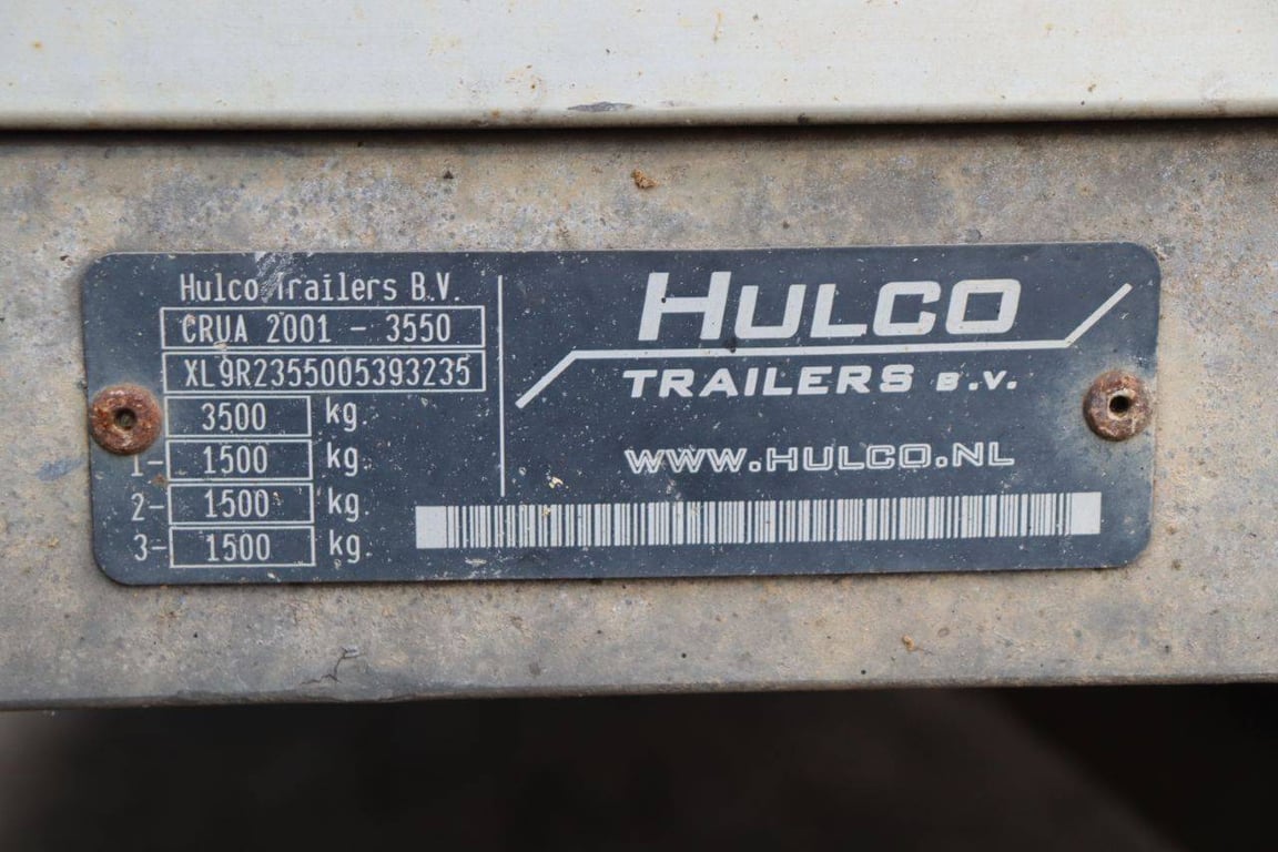Trailer Hulco R2 2005 (Margin) 2005 Hulco R2 2005 1 Flatbed open trailers image 13