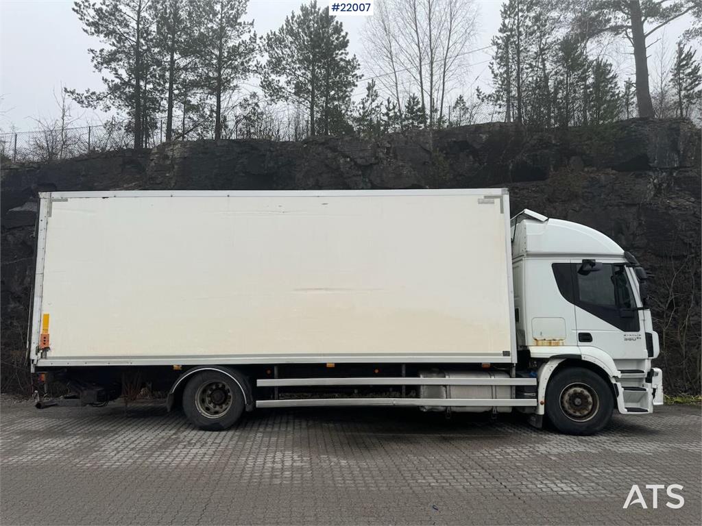 Iveco Stralis 360 4x2 box truck with full side opening. 2015 22007 Stralis 360 4x2 box truck with full side opening. 2015 ...