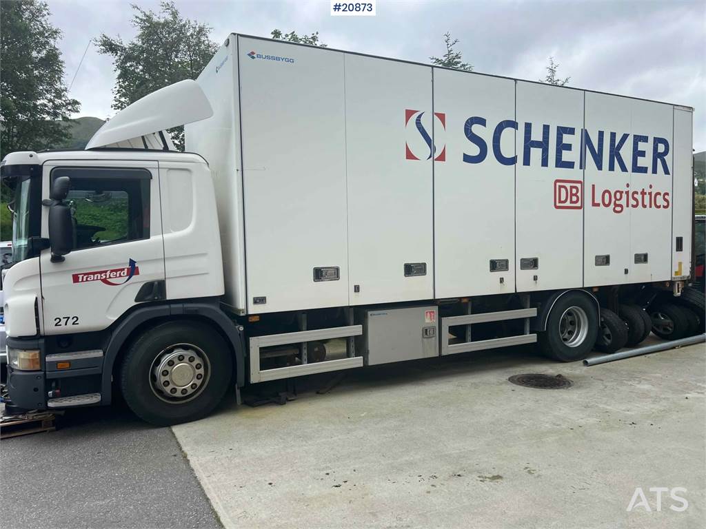 Scania P270 4x2 box truck w/ full side opening Repair obj 2006 20873 P270 4x2 box truck w/ full side opening Repair obj 20...