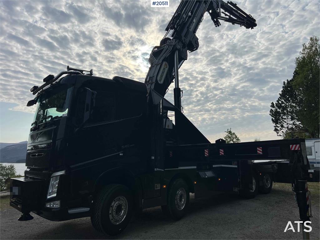 Volvo FH 540 8x2 Crane truck w/ 165 t/m HIDROKON crane w 2021 20511 FH 540 8x2 Crane truck w/ 165 t/m HIDROKON crane w 202...