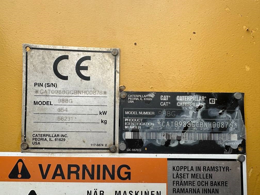 CAT 988 G 2003 5151 988 G 2003 1 Wheel Loaders image 10
