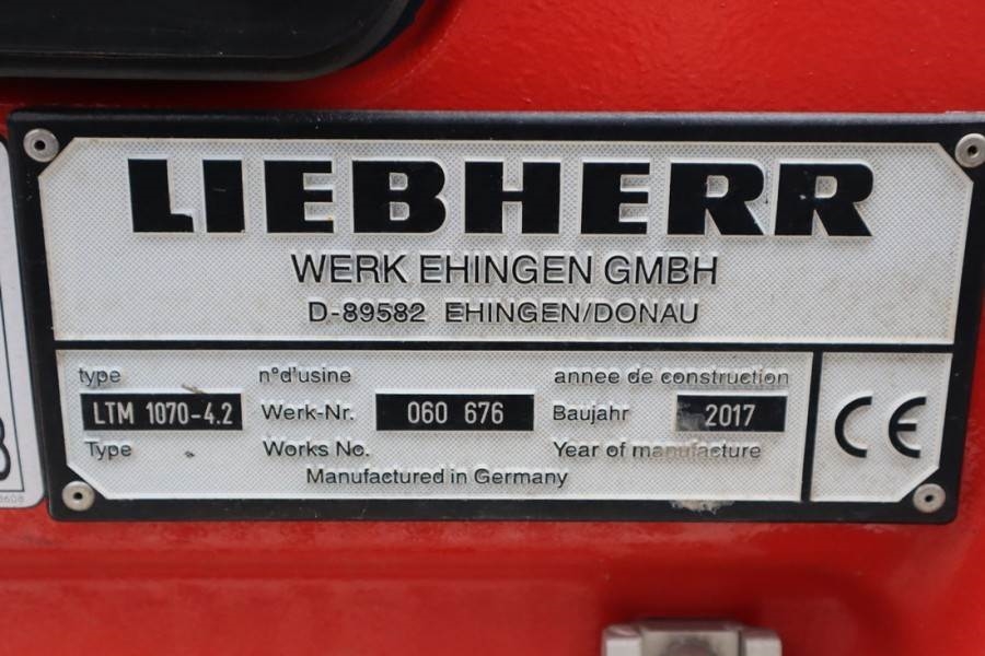 Liebherr LTM1070-4.2 Dutch Vehicle Registration, Valid Insp 2017 LIEBHERR - LTM1070-4.2 - 62899 LTM1070-4.2 Dutch Vehicle ...
