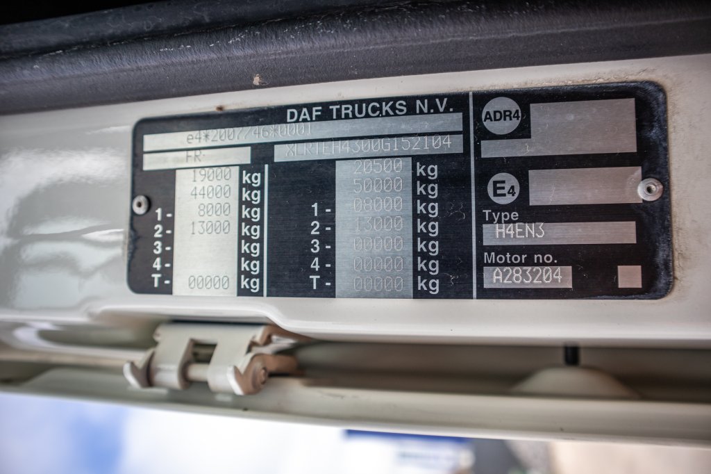 DAF XF 510 +Intarder+50Ton. 2017 E61590 DAF XF 510 +Intarder+50Ton. 2017 1 image 12