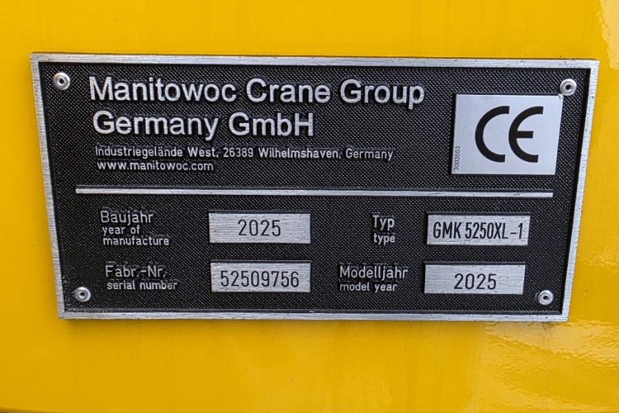 Grove GMK5250XL-1 Available For Rent, Dutch Registration 2025 GROVE - GMK5250XL-1 - 64100 GMK5250XL-1 Available For Rent, ...