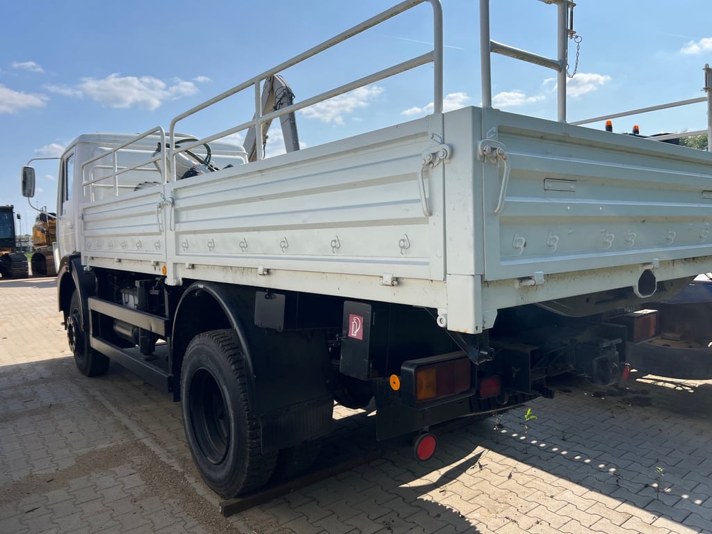 MercedesBenz 1017 4X4 ex army reconditioned white with crane 70000311 MercedesBenz 1017 4X4 ex army reconditioned white wi...