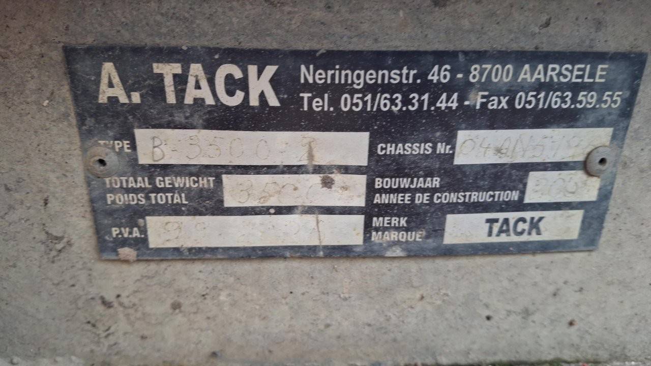 Machine transporter Tack B3500-2 4.0x1.9m Tack B3500-2 1 image 4