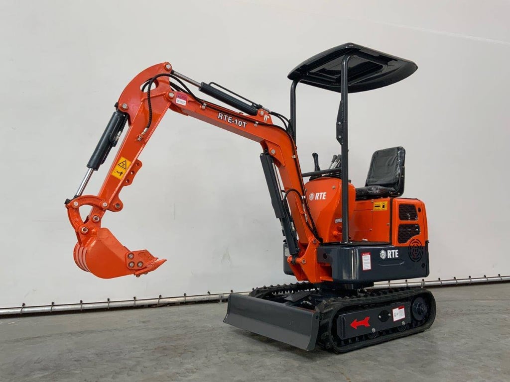 Mini excavator RTE CRE102 Diesel 11.7 hp 2025 New 2025 RTE 10T 2025 0 image 2