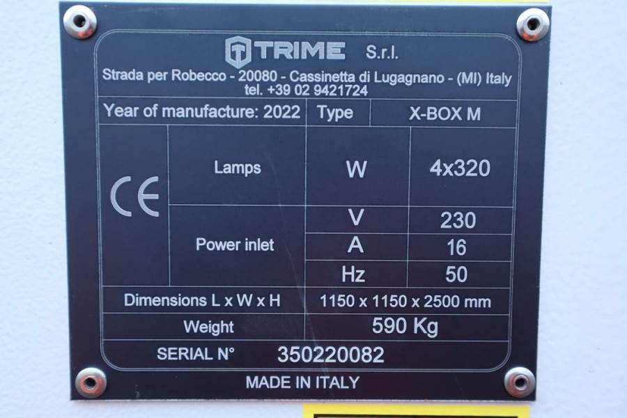 Trime X-BOX M 4 x 320W Valid inspection, *Guarante 2022 TRIME - X-BOX M 4 x 320W - 61359 Trime X-BOX M 4 x 320W Valid insp...
