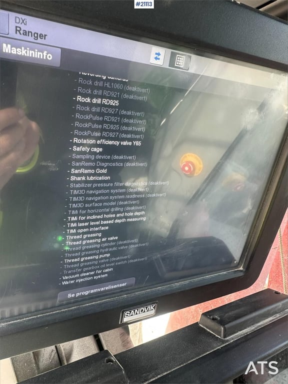 Sandvik DX800i Drilling rig w/L5 gps 2019 21113 DX800i Drilling rig w/L5 gps 2019 1 image 12