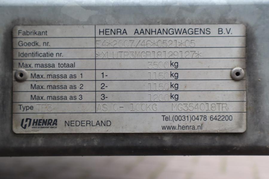 Henra Multi 3500kg Henra Multi 3500 kg loading capacity 1998 HENRA - Multi 3500kg - 60318 Henra Multi 3500kg Henra Multi 3...
