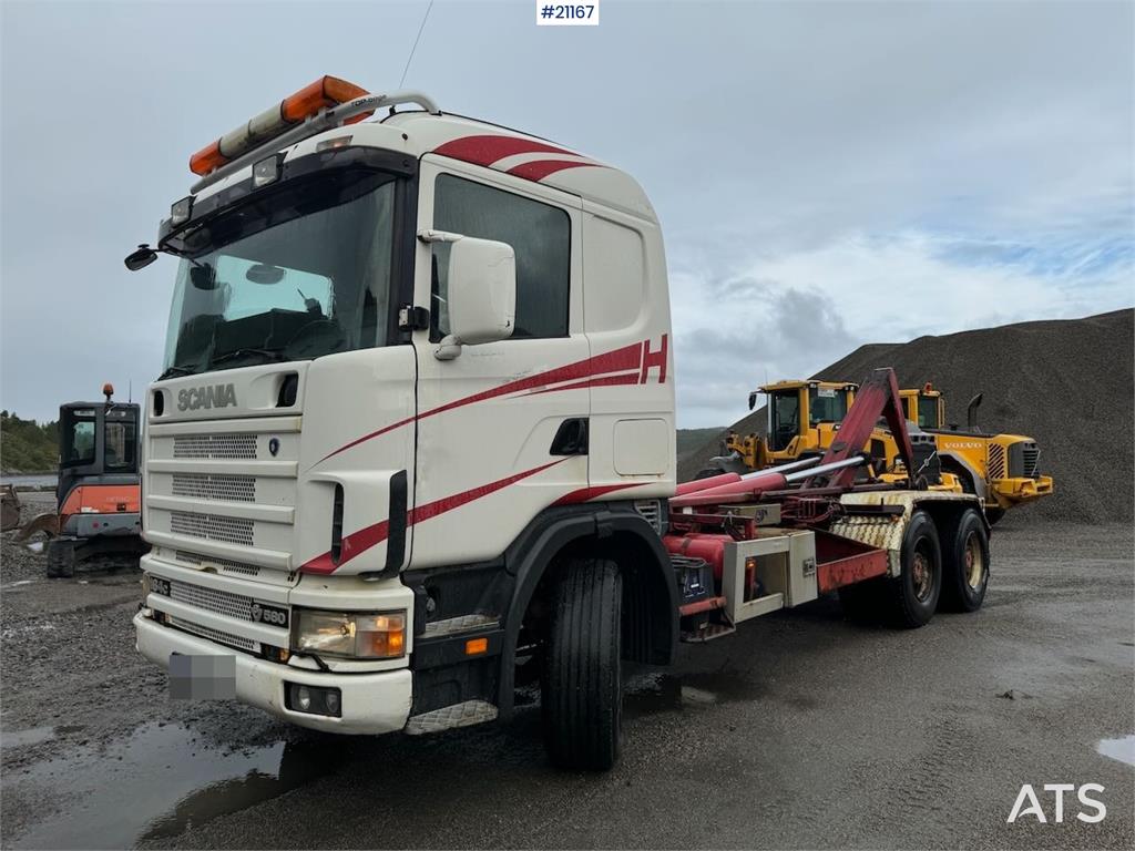 Scania R164 6x4 Hook truck. 2003 21167 R164 6x4 Hook truck. 2003 1 image 2