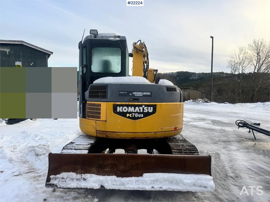 Komatsu PC78US-6 w/ Rototilt – 3 buckets – 6,300 hours WAT 2005 22224 PC78US-6 w/ Rototilt – 3 buckets – 6,300 hours WAT 2...