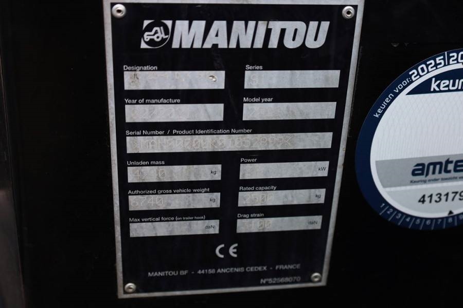 Manitou MC25-4 Valid Inspection, *Guarantee, Diesel, 4x4 D 2021 MANITOU - MC25-4 - 63587 MC25-4 Valid Inspection, *Guarant...