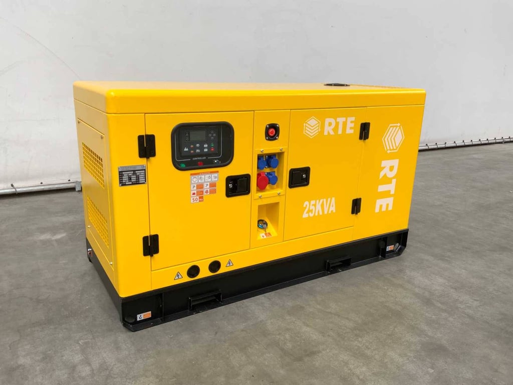 Generator RTE 7423 Diesel 2025 25 KVA 2025 New 2025 RTE 7423 2025 0 Generators image 2