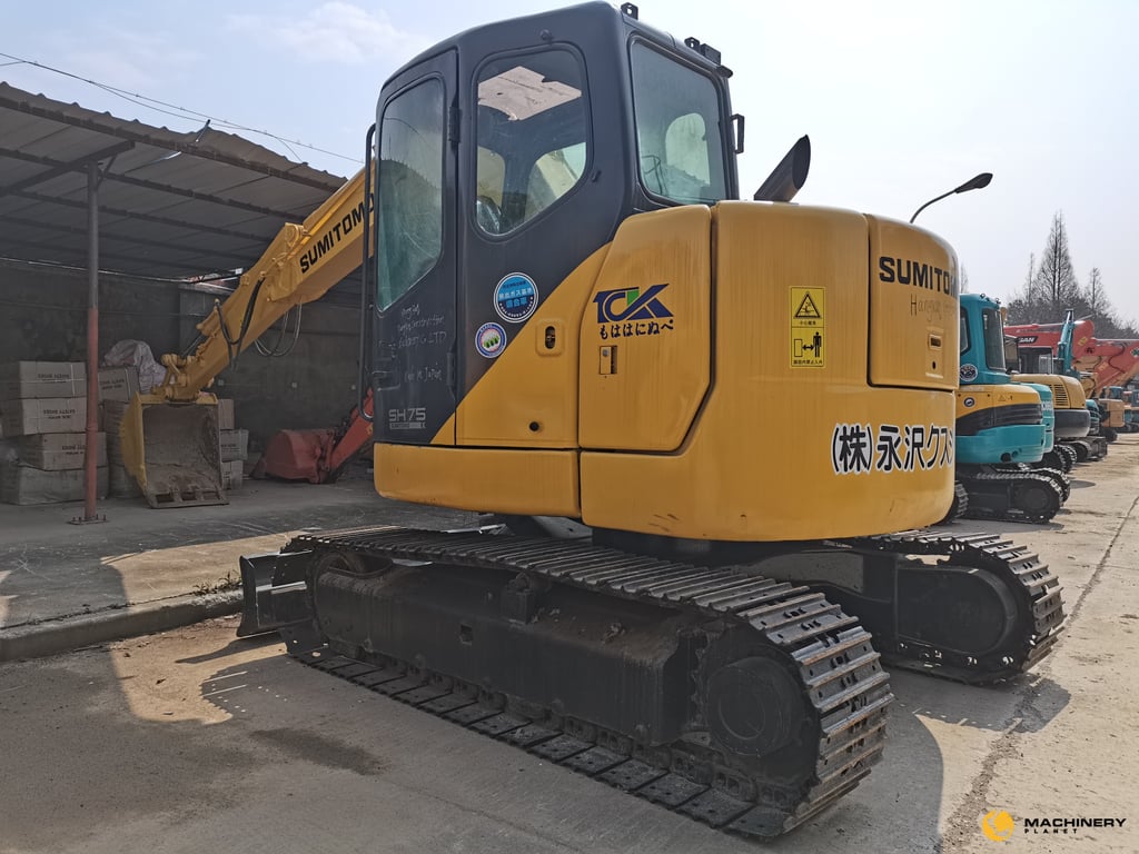 Sumitomo SH75 Crawler Excavator Original good conditon SH75 2019 1 Crawler Excavators image 5