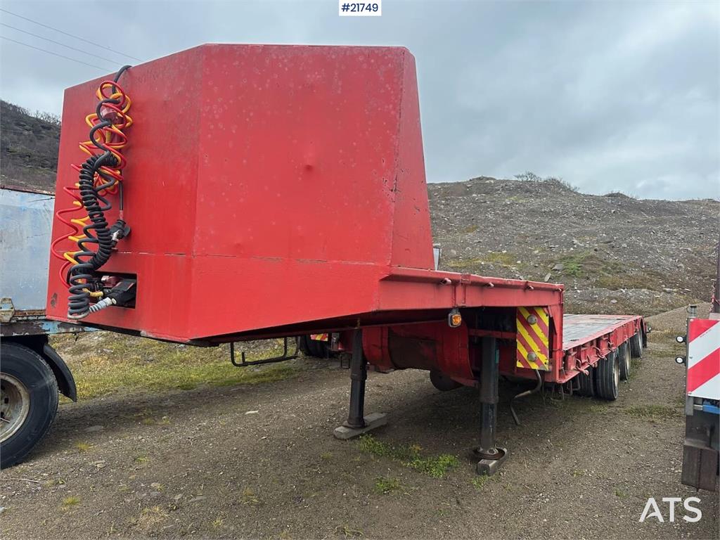Damm 3SD335 3 axle machine trolley 1987 21749 Damm 3SD335 3 axle machine trolley 1987 1 Lowloader trailers image 9
