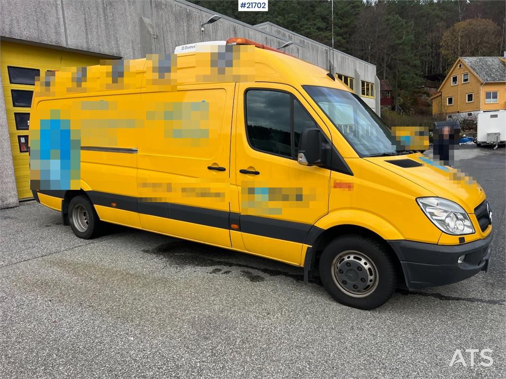Mercedes-Benz Sprinter 519 cdi Rørinspeksjonsbil 2010 21702 Sprinter 519 cdi Rørinspeksjonsbil 2010 1 Closed vans image 9