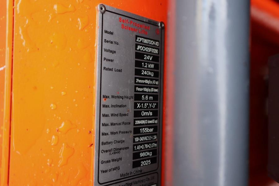 Dingli JCPT0607DCH-XD Valid inspection, *Guarantee! Elect 2025 DINGLI - JCPT0607DCH-XD - 63969 Dingli JCPT0607DCH-XD Valid...