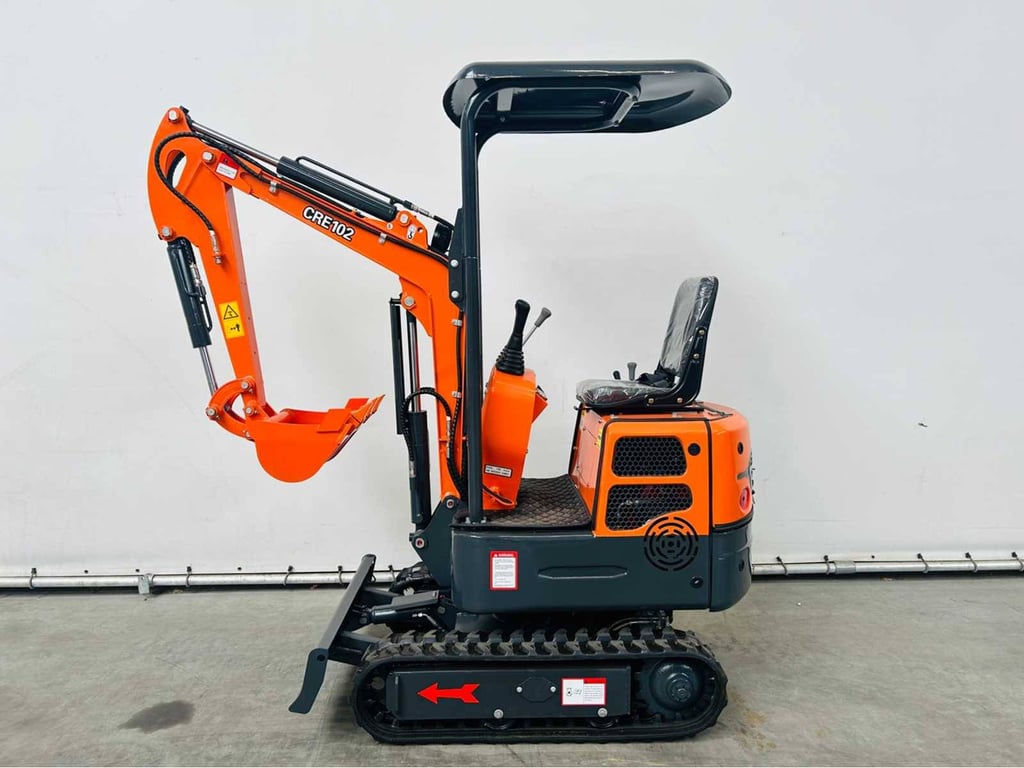 Mini excavator RTE CRE112 Diesel 11.7 hp 2025 New 2025 CRE102 2025 0 image 3