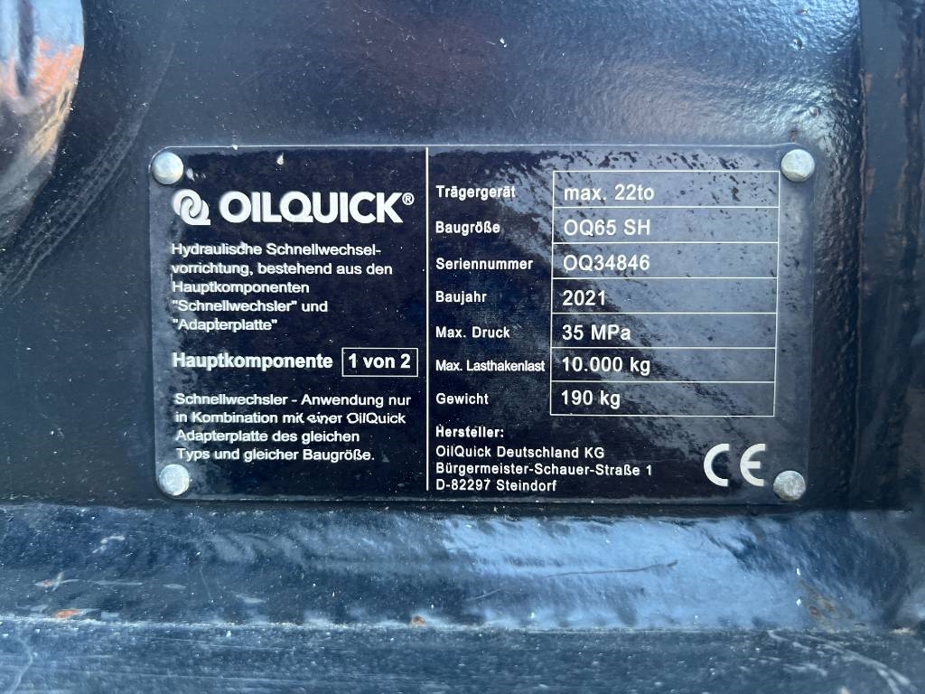 OilQuick OQ65 - 311F / 313F / 315F 2021 907462 OilQuick OQ65 - 311F / 313F / 315F 2021 1 image 14