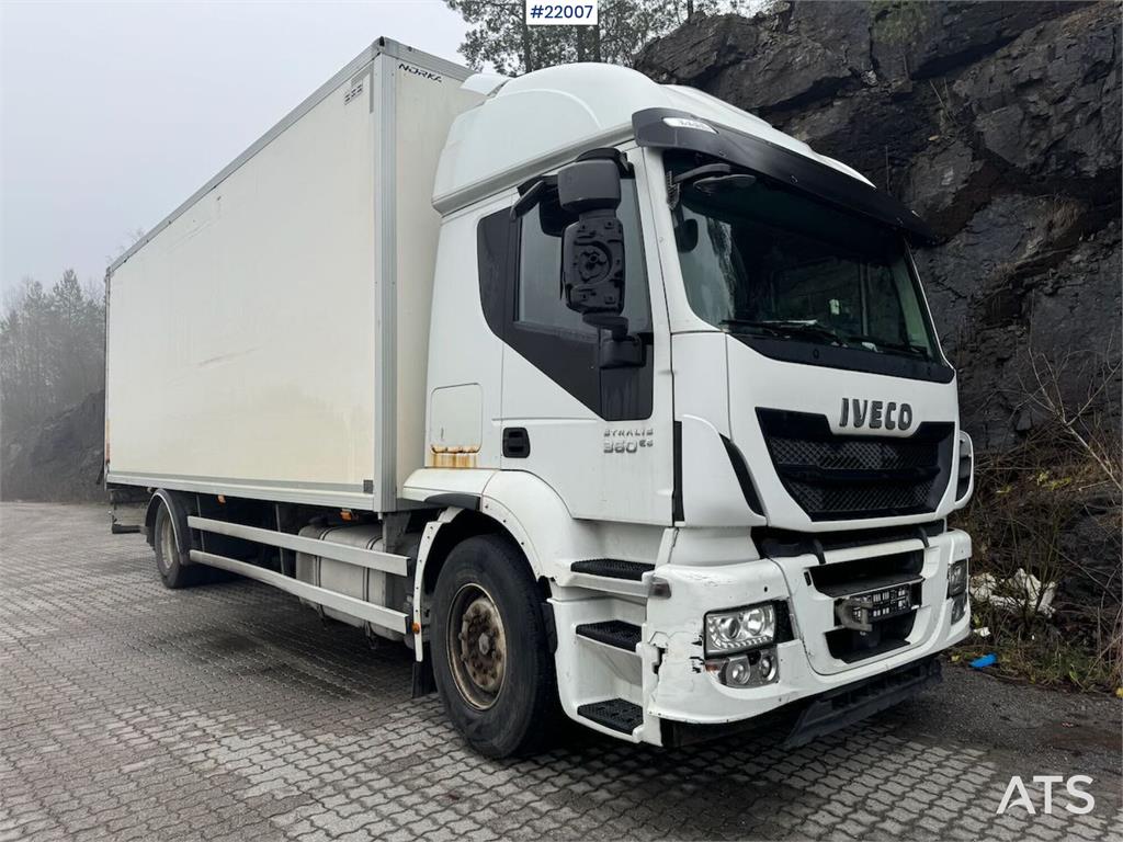 Iveco Stralis 360 4x2 box truck with full side opening. 2015 22007 Stralis 360 4x2 box truck with full side opening. 2015 ...