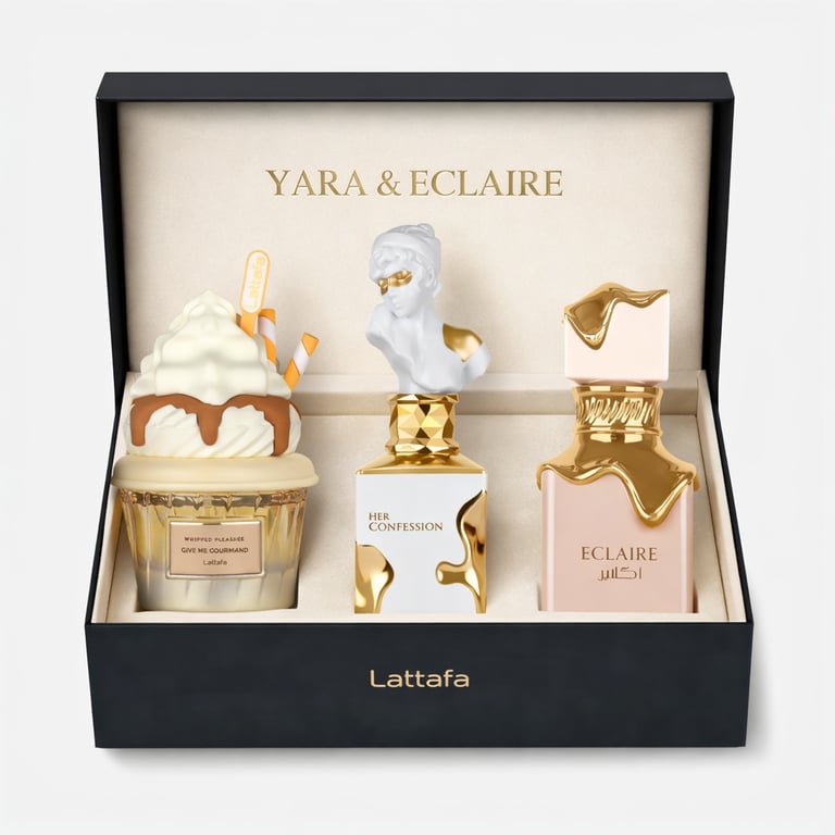 Kit Whipped Pleasure (75ml), Eclaire (100ml), Her Confession (100ml)