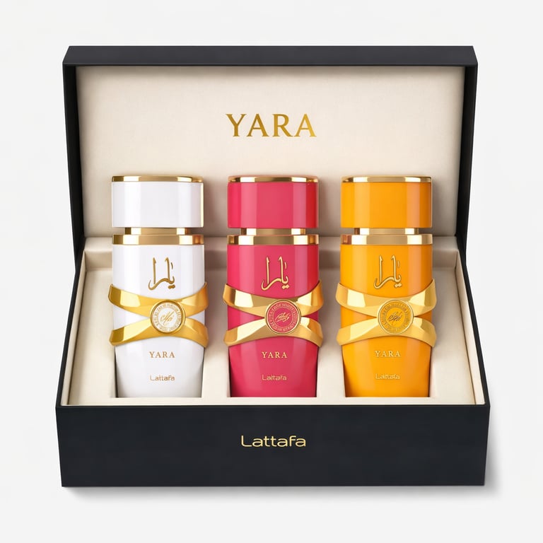 Kit Yara Tous, Yara Candy e Yara Moi (100ml)