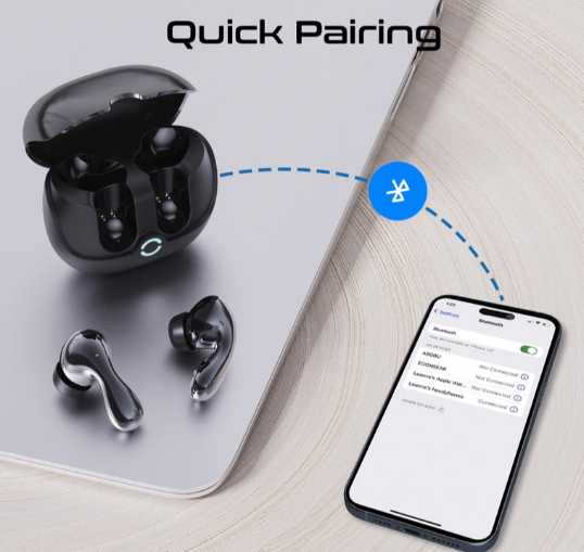 Promate High-Definition Hybrid ANC TWS Earbuds with IntelliTouch alternate view