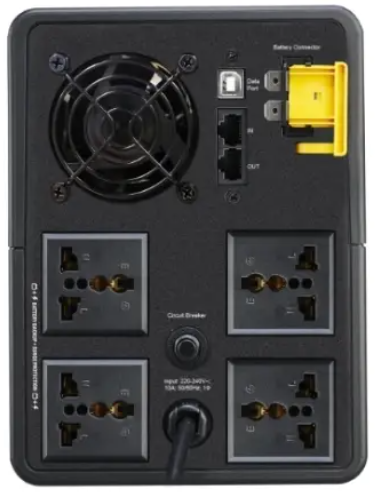APC Back-UPS 1600VA Tower 230V with 4 Universal Outlets alternate view