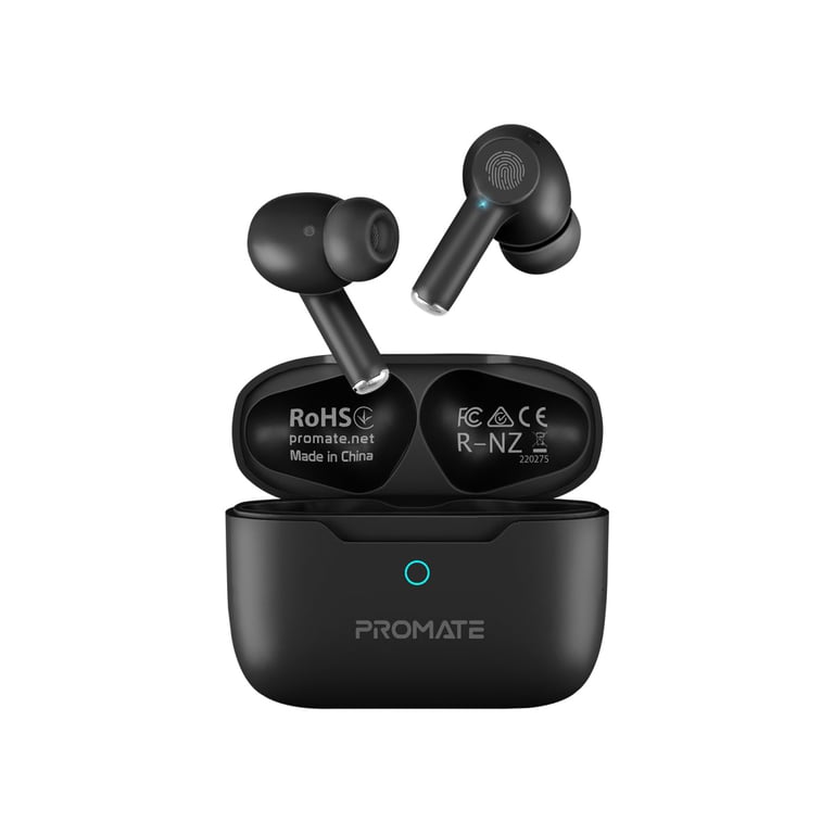 Promate High-Definition ANC TWS Earphones with intellitouch