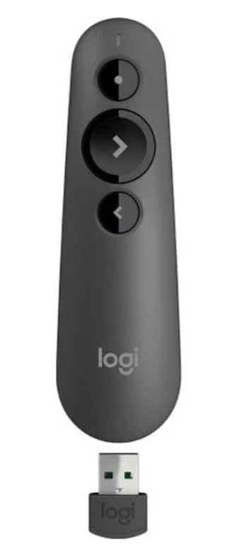 Logitech R500s Laser Presentation Remote – Graphite