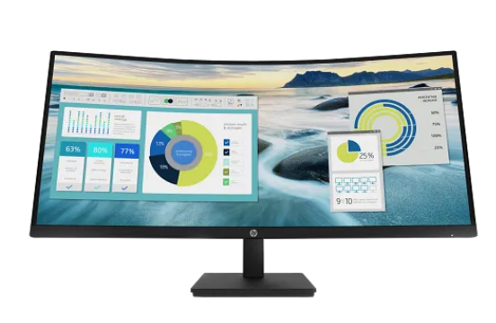 HP P34hc G4 WQHD USB-C Curved Monitor
