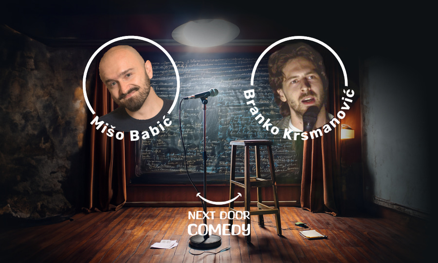 Event poster: Duo show "Joke Division"