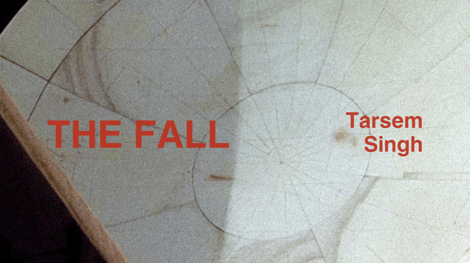 Event poster: Screening of 'THE FALL' with a lecture and discussion (in original with Russian subtitles)