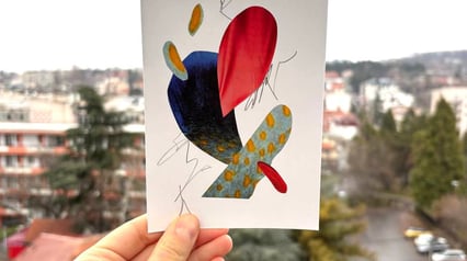 Master class on creating paper collages