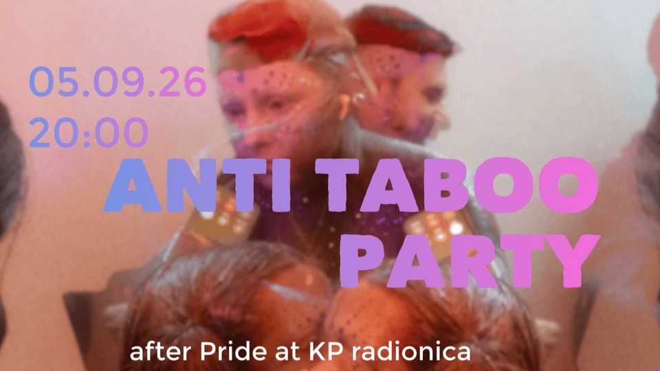 Event poster: ANTI TABOO PARTY