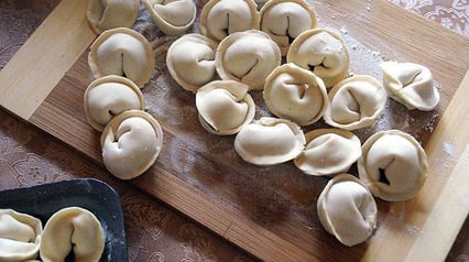 Master class. Dumpling making