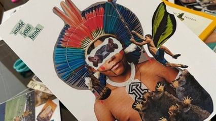 Collage workshop with Daria Lednova ✂️❤️