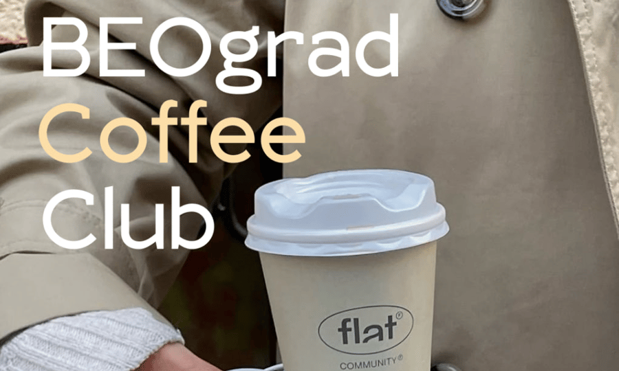 Event poster: The second meeting of the coffee club 'BEO Coffee Club'