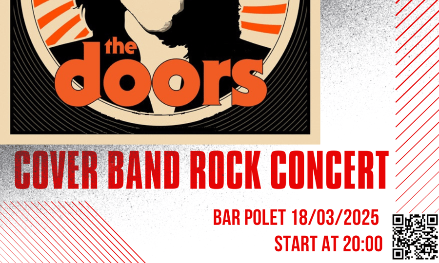 Event poster: The Doors Cover band Rock concert
